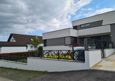 aussenfassade einfamilienhaus