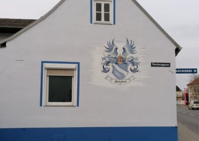 wandbemalung aussenbereich