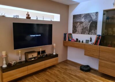 wandgestaltung wohnzimmer